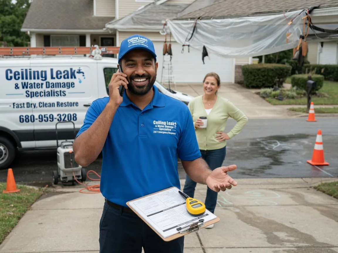 Ceiling Leak Cleanup Childress, TX FAQs